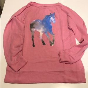 Soft unicorn long sleeve •size medium